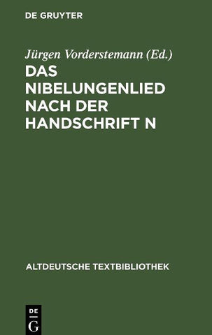 Das Nibelungenlied nach der Handschrift n
