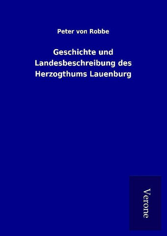 Geschichte und Landesbeschreibung des Herzogthums Lauenburg