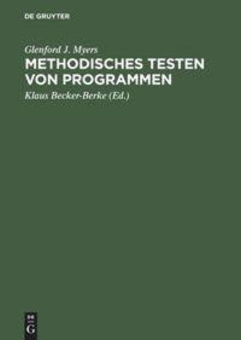 Methodisches Testen von Programmen