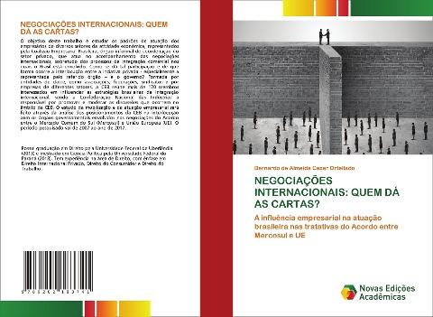 NEGOCIAÇÕES INTERNACIONAIS: QUEM DÁ AS CARTAS?