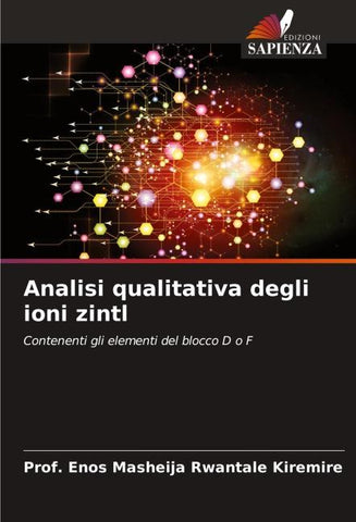 Analisi qualitativa degli ioni zintl