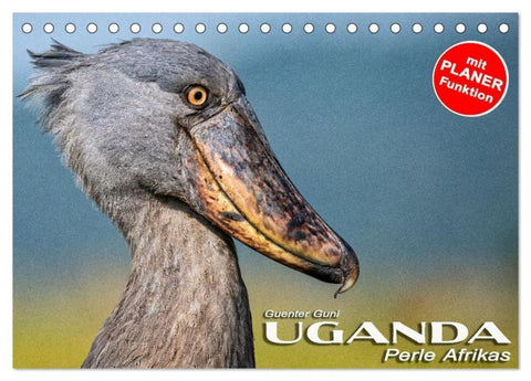 UGANDA - Perle Afrikas (Tischkalender 2026 DIN A5 quer), CALVENDO Monatskalender