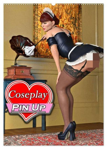 Coseplay Pin Up (Wandkalender 2026 DIN A2 hoch), CALVENDO Monatskalender