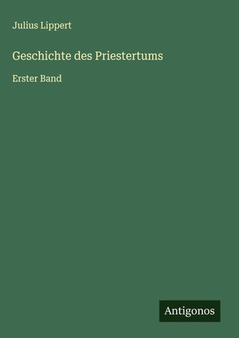 Geschichte des Priestertums