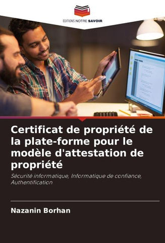 Certificat de propriété de la plate-forme pour le modèle d'attestation de propriété