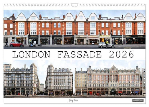 London Fassade 2026 (Wandkalender 2026 DIN A3 quer), CALVENDO Monatskalender
