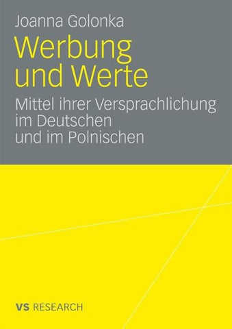 Werbung und Werte