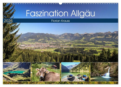 Faszination Allgäu (Wandkalender 2026 DIN A2 quer), CALVENDO Monatskalender