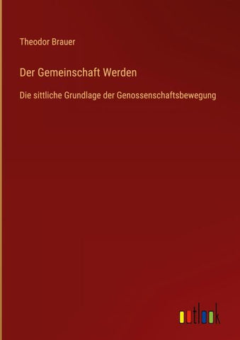 Der Gemeinschaft Werden