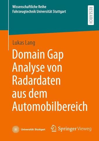 Domain Gap Analyse von Radardaten aus dem Automobilbereich