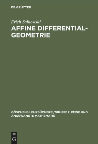Affine Differentialgeometrie