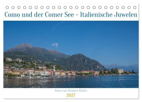 Como und der Comer See (Tischkalender 2027 DIN A5 quer), CALVENDO Monatskalender