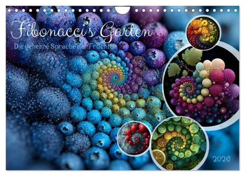 Fibonacci’s Garten (Wandkalender 2026 DIN A4 quer), CALVENDO Monatskalender
