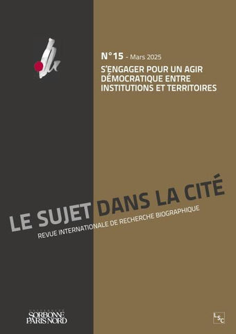 S'engager pour un agir démocratique entre institutions et territoires