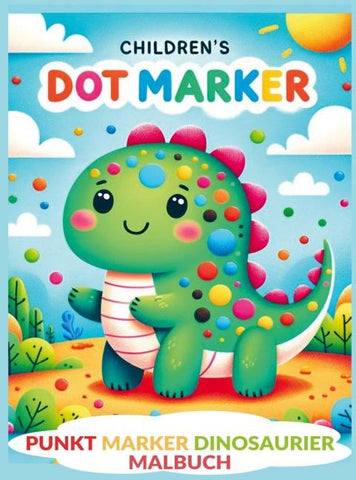 Punkt Marker Dinosaurier Malbuch: Dot Markers Activity Book