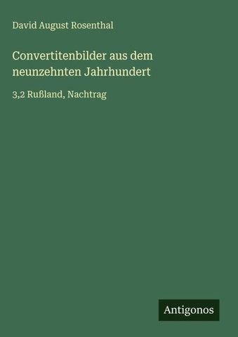 Convertitenbilder aus dem neunzehnten Jahrhundert