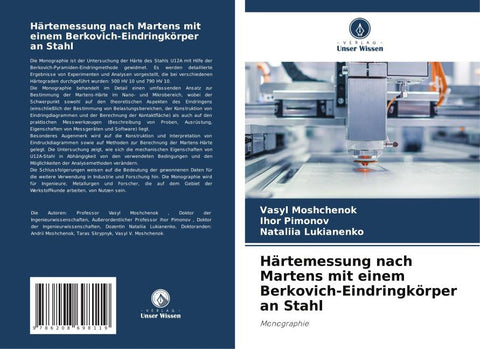 Härtemessung nach Martens mit einem Berkovich-Eindringkörper an Stahl
