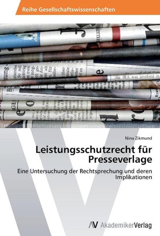 Leistungsschutzrecht für Presseverlage