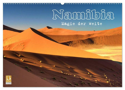Namibia - Magie der Weite (Wandkalender 2026 DIN A2 quer), CALVENDO Monatskalender