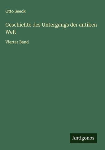 Geschichte des Untergangs der antiken Welt