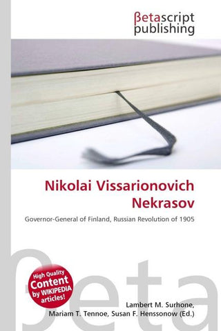 Nikolai Vissarionovich Nekrasov