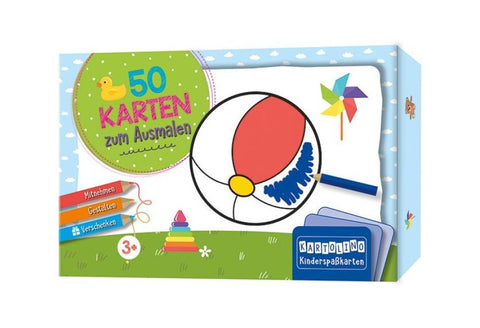 50 Karten zum Ausmalen - Erste Dinge