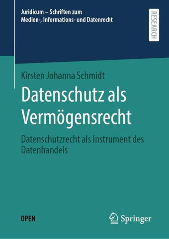 Datenschutz als Vermögensrecht