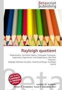 Rayleigh quotient
