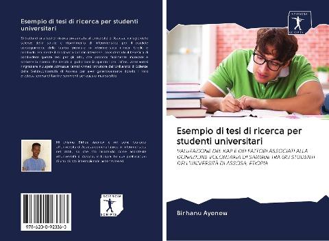Esempio di tesi di ricerca per studenti universitari