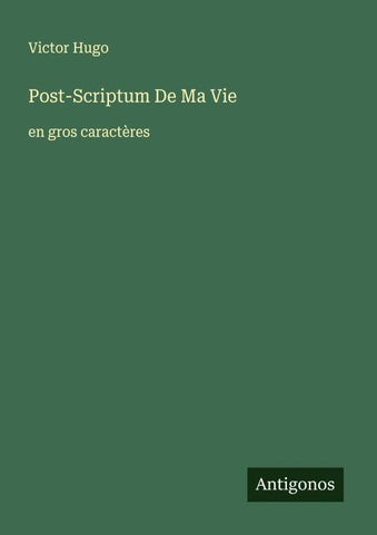 Post-Scriptum De Ma Vie