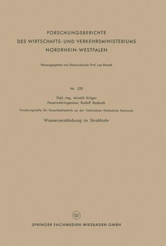 Wasserzerstäubung im Strahlrohr