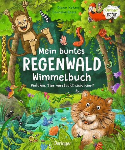 Mein buntes Regenwald Wimmelbuch