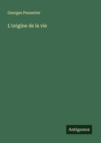 L'origine de la vie