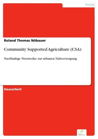Community Supported Agriculture (CSA)