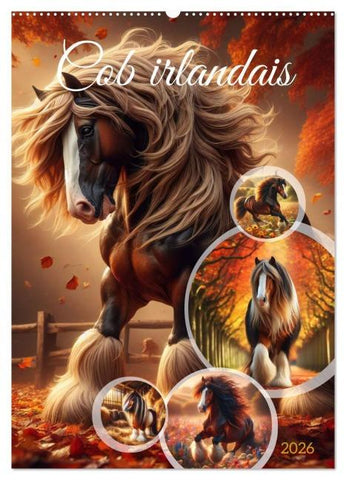 Cob irlandais (Calendrier mural 2026 DIN A2 horizontal), CALVENDO calendrier mensuel