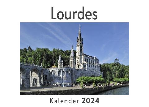 Lourdes (Wandkalender 2024, Kalender DIN A4 quer, Monatskalender im Querformat mit Kalendarium, Das perfekte Geschenk)