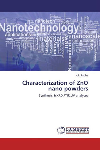 Characterization of ZnO nano powders