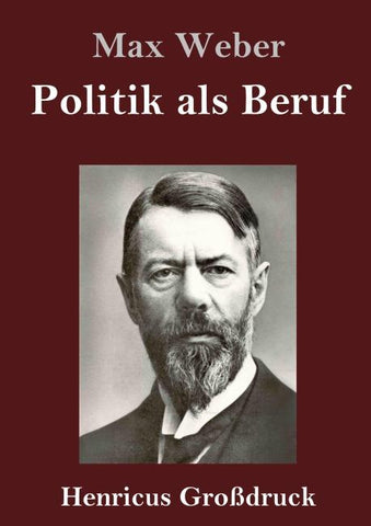 Politik als Beruf (Großdruck)