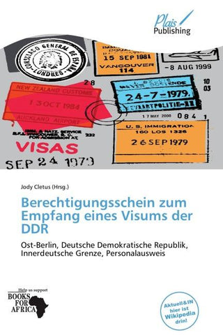 Berechtigungsschein zum Empfang eines Visums der DDR