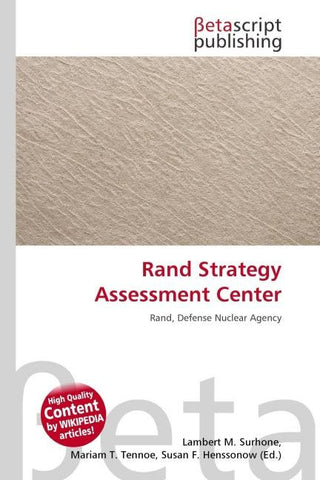 Rand Strategy Assessment Center