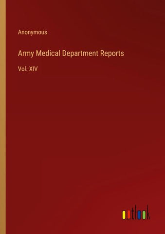 Army Medical Department Reports