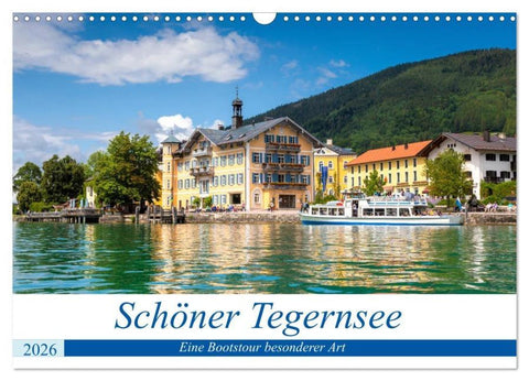 Schöner Tegernsee (Wandkalender 2026 DIN A3 quer), CALVENDO Monatskalender
