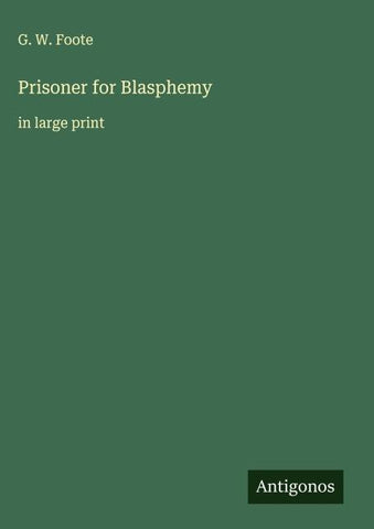 Prisoner for Blasphemy
