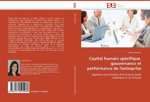 Capital humain spécifique, gouvernance et performance de l''entreprise