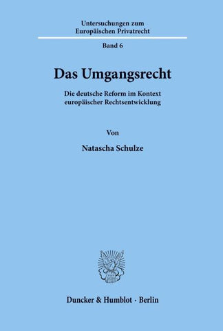Das Umgangsrecht.