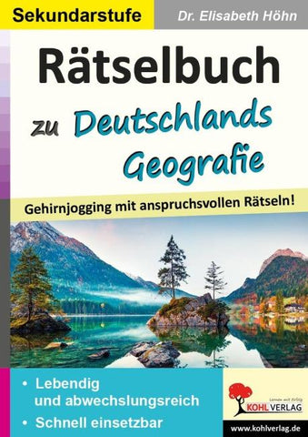 Rätselbuch zu Deutschlands Geografie