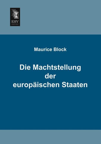 Die Machtstellung der europäischen Staaten