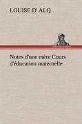 Notes d'une mère Cours d'éducation maternelle