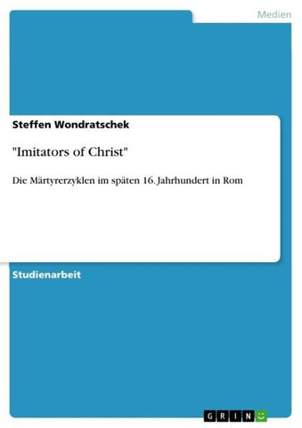 "Imitators of Christ"