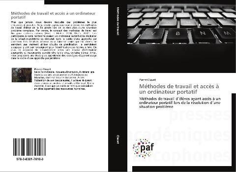Méthodes de travail et accès à un ordinateur portatif